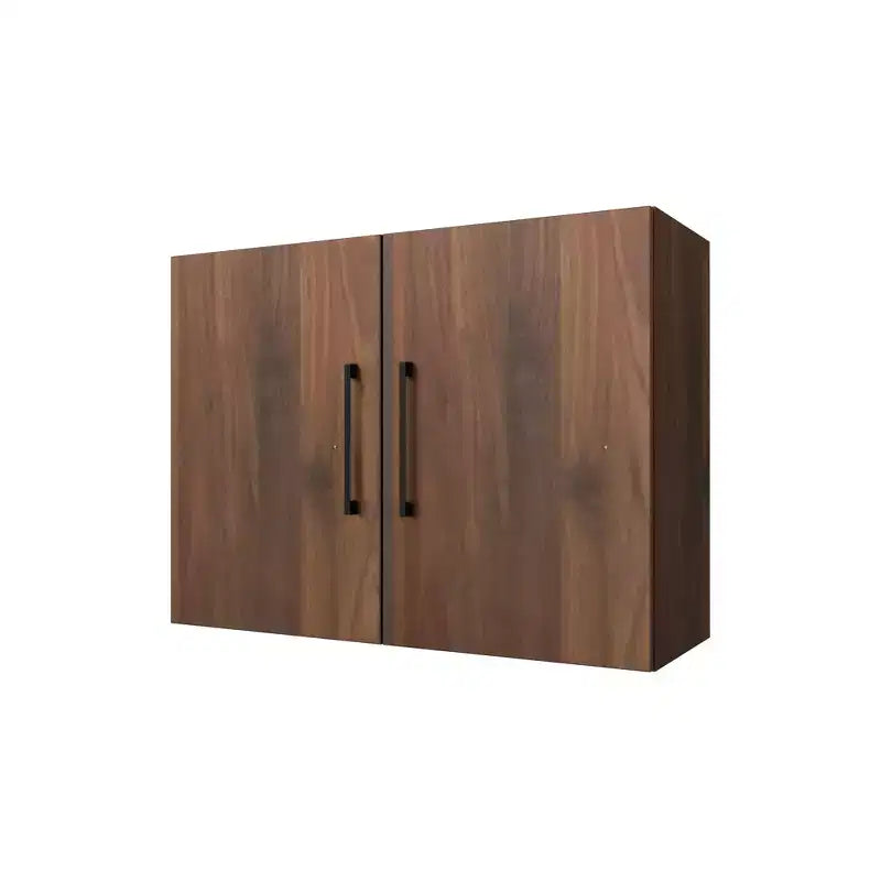 Pensile da cucina Homez da 79,9 cm L x 30 cm P x 60 cm A in noce con ripiani regolabili