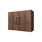 Pensile da cucina Homez da 79,9 cm L x 30 cm P x 60 cm A in noce con ripiani regolabili