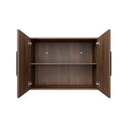 Pensile da cucina Homez da 79,9 cm L x 30 cm P x 60 cm A in noce con ripiani regolabili