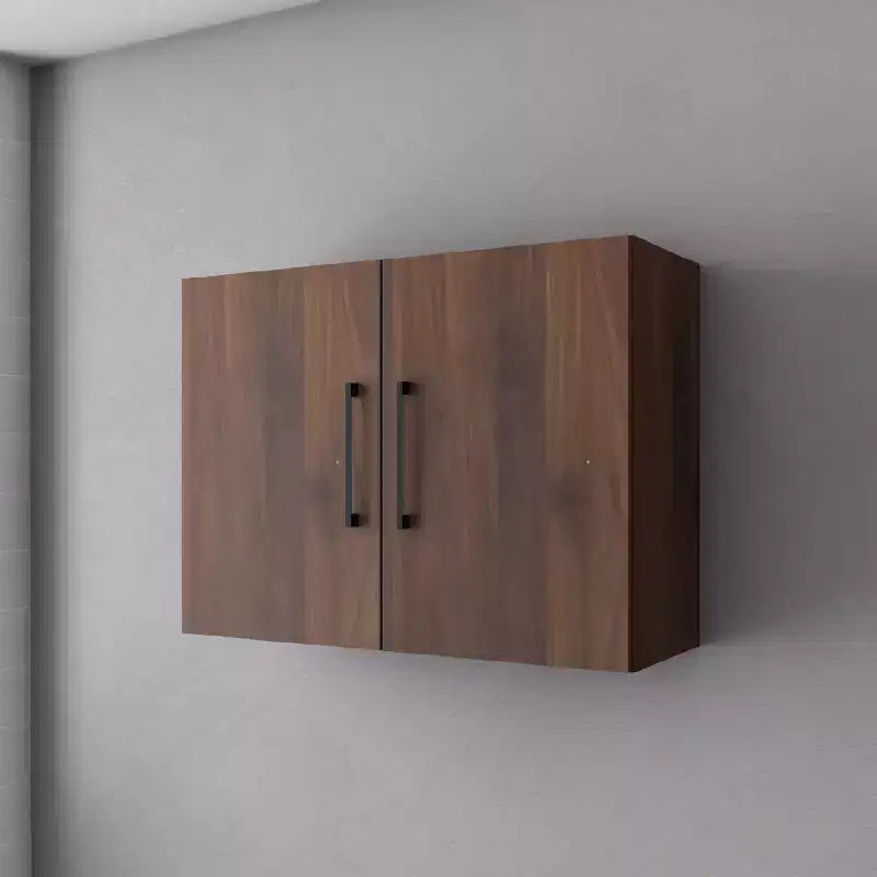 Pensile da cucina Homez da 79,9 cm L x 30 cm P x 60 cm A in noce con ripiani regolabili