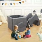 8 divani modulari per bambini, divano da terra per bambini e bambine, divano letto convertibile con fodera lavabile in lavatrice, divano multifunzionale per il gioco