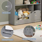 Libreria per bambini con luce, libreria a forma di casa delle bambole con sensore di movimento