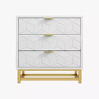 3 Drawer Dresser for Bedroom, Wood DresserChest of Drawers, for Living Room, Hallway,