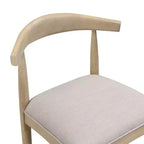 Sgabelli da bar imbottiti Christopher Knight Home Nyra in legno di gomma in stile Mid-Century Modern (set da 2)
