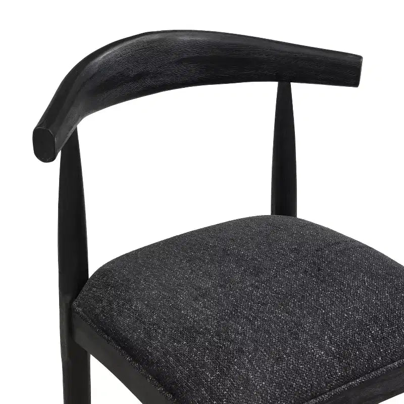 Sgabelli da bar imbottiti Christopher Knight Home Nyra in legno di gomma in stile Mid-Century Modern (set da 2)