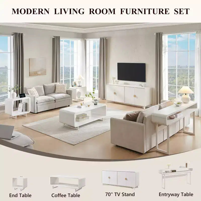 Tavolino con Stazione di Ricarica, Comodino in Legno da 60 cm con Ripiano Aperto, Tavolino Moderno per Soggiorno, Camera da Letto