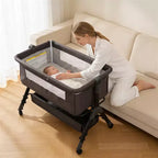 Kmaier Culla per neonati 3 in 1, culla da comodino, facile da montare e piegare, culla portatile