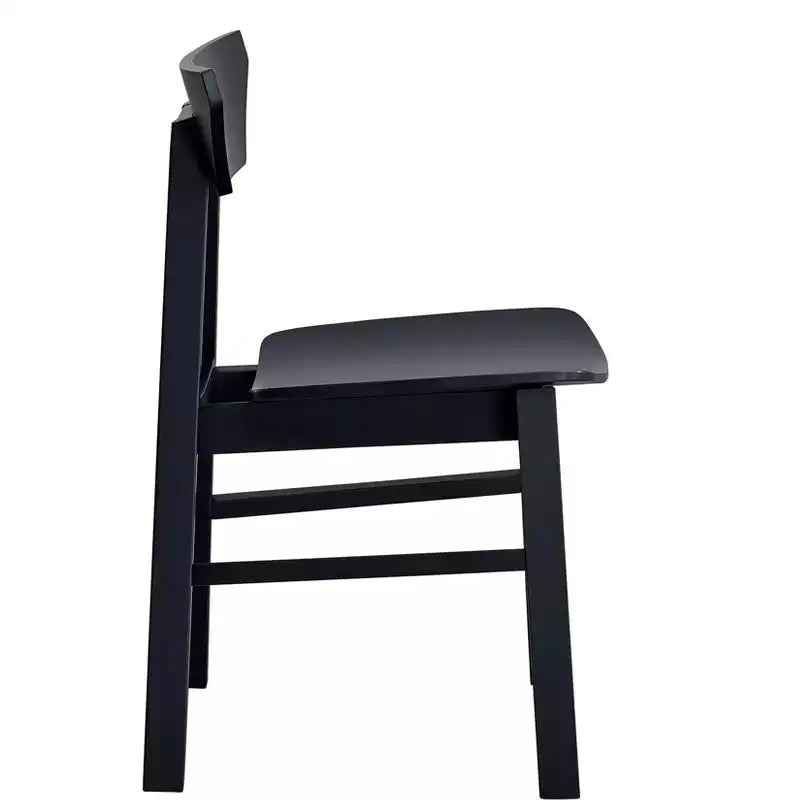 GDFStudio Ottilie, set da pranzo di 5 pezzi in legno con tavolo rettangolare e 4 sedie