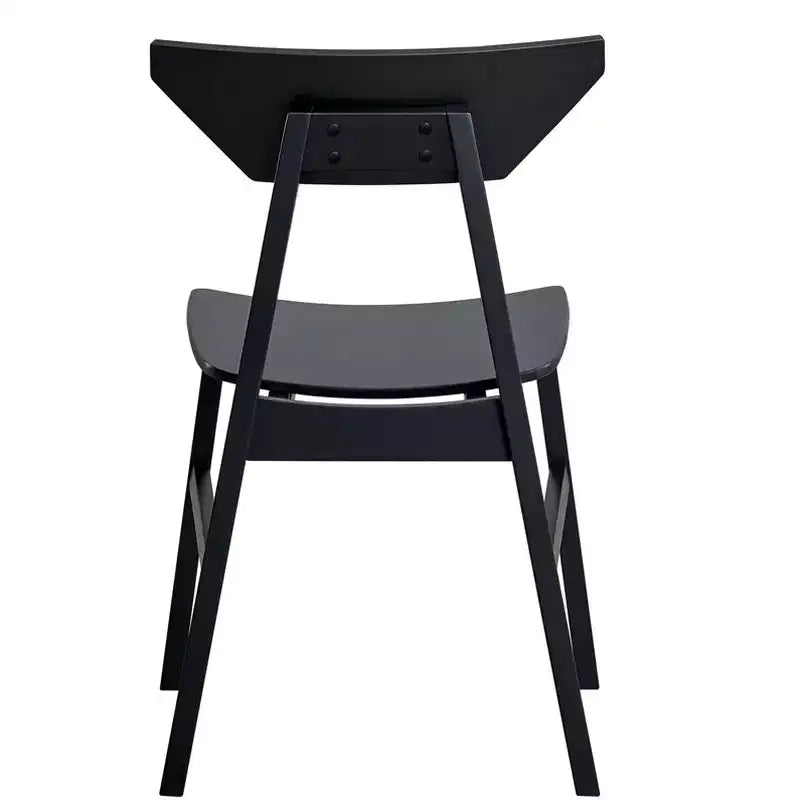 GDFStudio Ottilie, set da pranzo di 5 pezzi in legno con tavolo rettangolare e 4 sedie