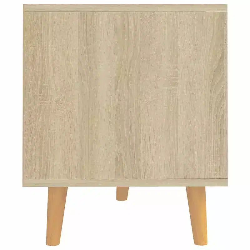 vidaXL Mobile TV - Rovere Sonoma Marrone - Robusto e Stabile - Materiale in Legno Ingegnerizzato - Stile Scandinavo - Ampio Spazio di Archiviazione