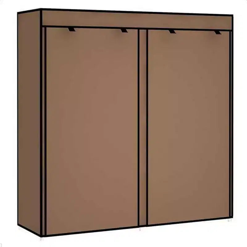 Double-Row Shoe Rack Storage Cabinet, 9-Compartment Shoe Tower with Non-Woven Fabric Cover for Home Use, Suitable for Bedrooms and Hallways