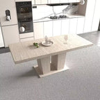 GDFStudio Hugo Tavolo da Pranzo Rettangolare Estensibile Rustico 78.74W