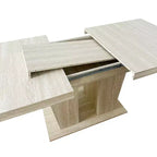 GDFStudio Hugo Tavolo da Pranzo Rettangolare Estensibile Rustico 78.74W