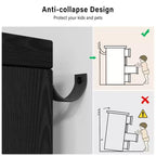 Cassettiera da camera da letto con 5 cassetti, moderna cassettiera alta con cassetti profondi per la camera da letto