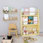 Libreria per bambini a 3 ripiani Whisen, scaffale per libri per bambini, aiuta a mantenere ordinate camere da letto, sale giochi e aule