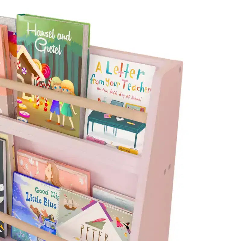 Libreria per bambini a 3 ripiani Whisen, scaffale per libri per bambini, aiuta a mantenere ordinate camere da letto, sale giochi e aule