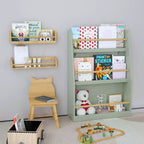 Libreria per bambini a 3 ripiani Whisen, scaffale per libri per bambini, aiuta a mantenere ordinate camere da letto, sale giochi e aule