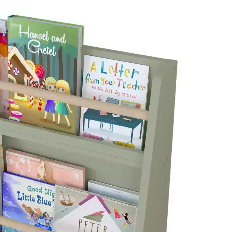 Libreria per bambini a 3 ripiani Whisen, scaffale per libri per bambini, aiuta a mantenere ordinate camere da letto, sale giochi e aule