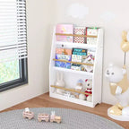 Libreria per bambini a 3 ripiani Whisen, scaffale per libri per bambini, aiuta a mantenere ordinate camere da letto, sale giochi e aule