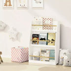 Libreria per bambini a 3 ripiani Whisen, scaffale per libri per bambini, aiuta a mantenere ordinate camere da letto, sale giochi e aule