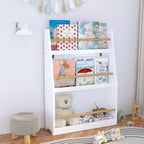 Libreria per bambini a 3 ripiani Whisen, scaffale per libri per bambini, aiuta a mantenere ordinate camere da letto, sale giochi e aule