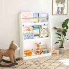 Libreria per bambini a 3 ripiani Whisen, scaffale per libri per bambini, aiuta a mantenere ordinate camere da letto, sale giochi e aule