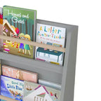 Libreria per bambini a 3 ripiani Whisen, scaffale per libri per bambini, aiuta a mantenere ordinate camere da letto, sale giochi e aule