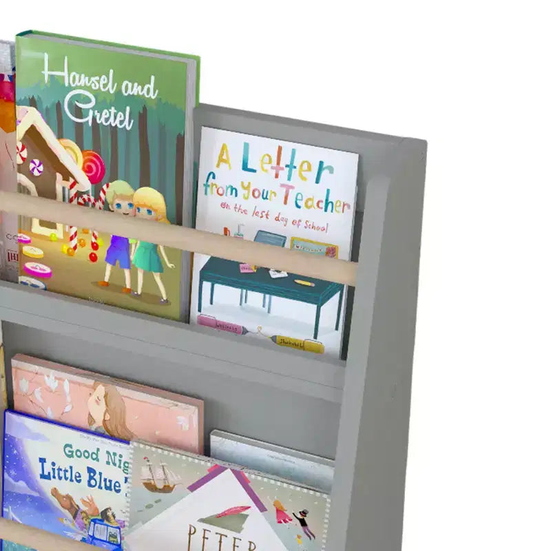 Libreria per bambini a 3 ripiani Whisen, scaffale per libri per bambini, aiuta a mantenere ordinate camere da letto, sale giochi e aule