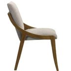 GDFStudio Alcona Sedie da Pranzo Moderne Imbottite in Ciniglia con Sedile Imbottito (Set di 2)