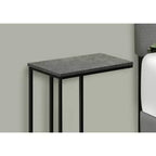 Tavolino d'appoggio a C Okak Minimalism con struttura in metallo, tavolino vassoio moderno, tavolino da bracciolo per divano da soggiorno, camera da letto
