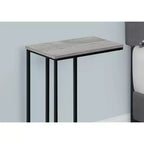 Tavolino d'appoggio a C Okak Minimalism con struttura in metallo, tavolino vassoio moderno, tavolino da bracciolo per divano da soggiorno, camera da letto