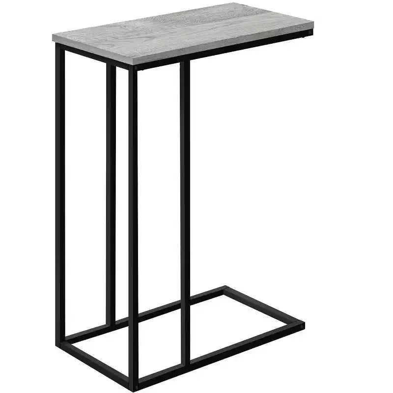 Tavolino d'appoggio a C Okak Minimalism con struttura in metallo, tavolino vassoio moderno, tavolino da bracciolo per divano da soggiorno, camera da letto