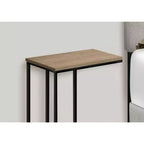 Tavolino d'appoggio a C Okak Minimalism con struttura in metallo, tavolino vassoio moderno, tavolino da bracciolo per divano da soggiorno, camera da letto
