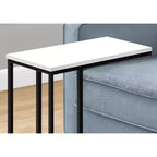 Tavolino d'appoggio a C Okak Minimalism con struttura in metallo, tavolino vassoio moderno, tavolino da bracciolo per divano da soggiorno, camera da letto