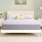 Materasso Wuleitex in memory foam confortevole da 10 pollici, materasso in schiuma di alta qualità a tre strati traspirante, con fodera rimovibile