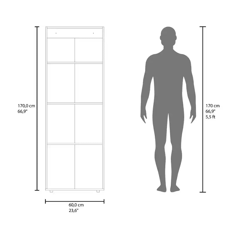 Soham Duo sistema armadio, Camera da letto, Macadamia