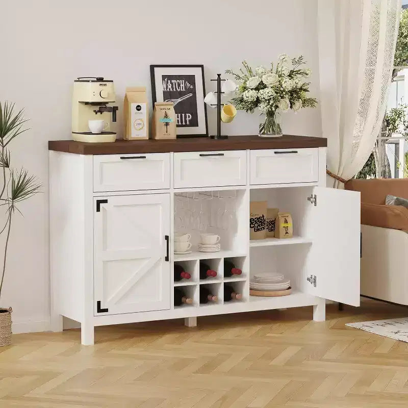 Madia moderna con contenitore