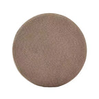 Christopher Knight Home Antonov Pouf Contenitore Rotondo Rivestito in Tessuto con Base in Legno di Gomma