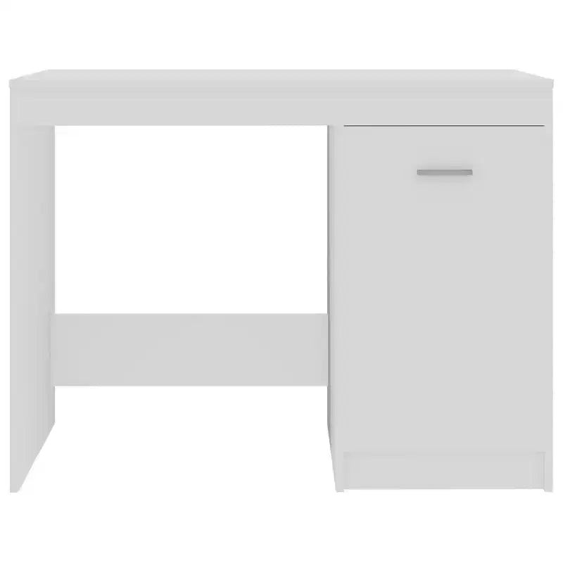 Scrivania moderna da 100 cm in rovere Sonoma Clihome con armadietto integrato per l'ufficio domestico
