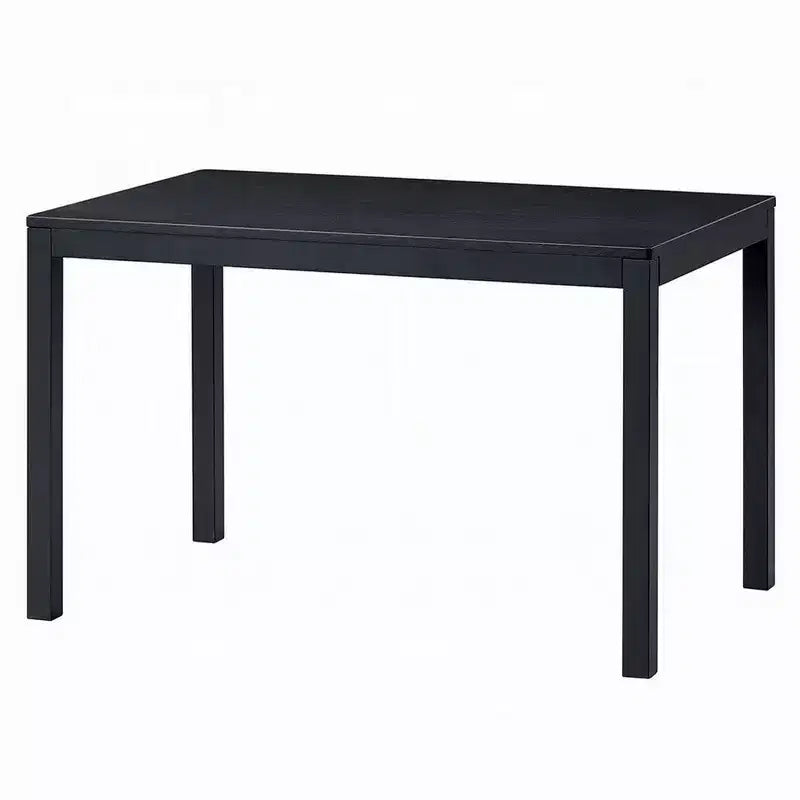 Tavolo da pranzo Royal Hampton, piano rettangolare da 47 pollici, legno nero scandinavo