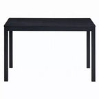 Tavolo da pranzo Royal Hampton, piano rettangolare da 47 pollici, legno nero scandinavo