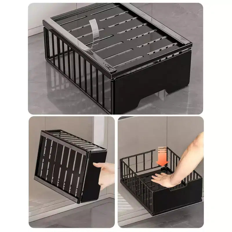 Viti per Mobili da Cucina,Cassetto Estraibile per Spezie con Pellicola Adesiva,25 x 40 x 18 cm (L x P x A)