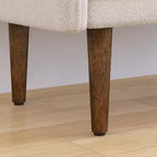Pouf contenitore in velluto Teddy, adatto per appartamenti, salotti e camere da letto.