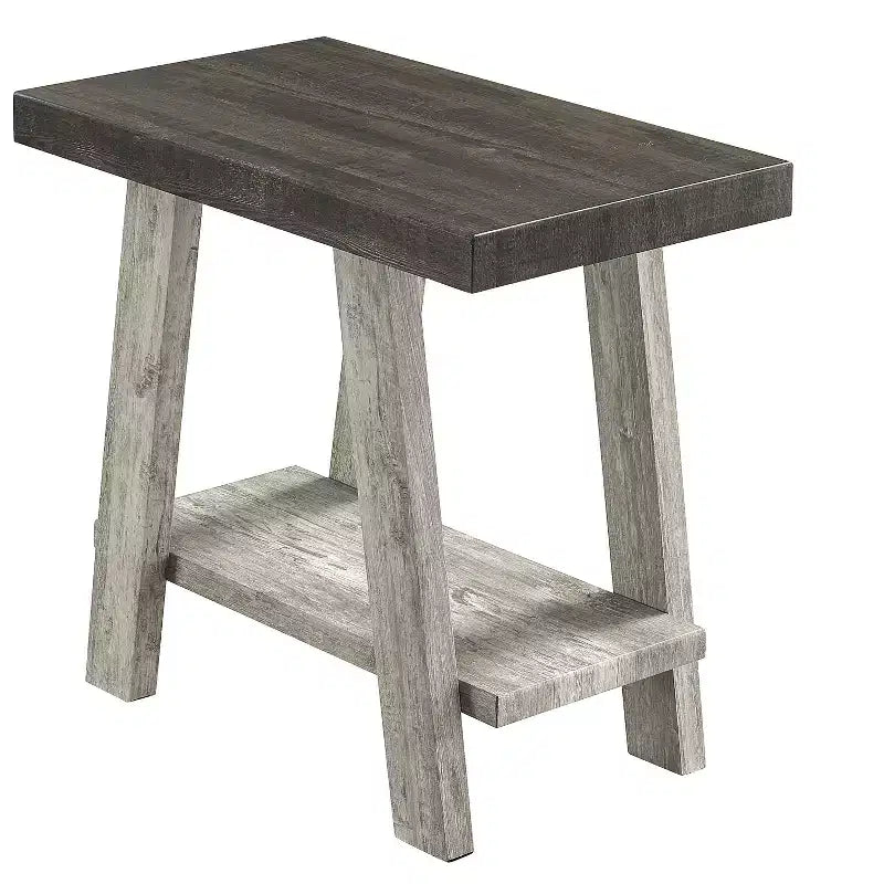 Tavolino con ripiano contemporaneo in legno Roundhill Furniture Athens