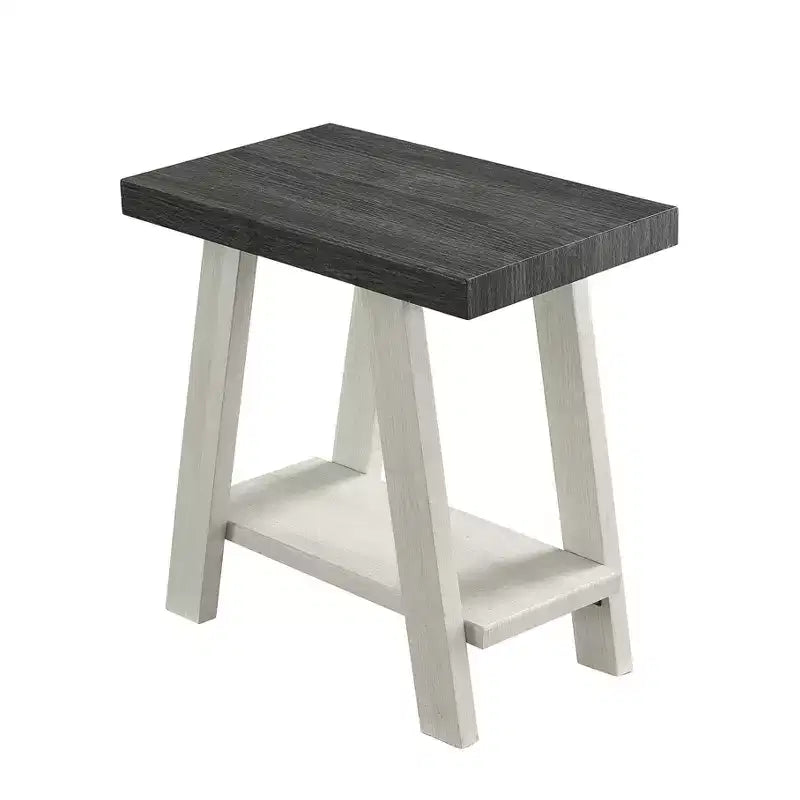 Tavolino con ripiano contemporaneo in legno Roundhill Furniture Athens