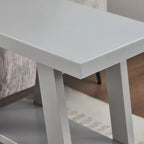Tavolino con ripiano contemporaneo in legno Roundhill Furniture Athens