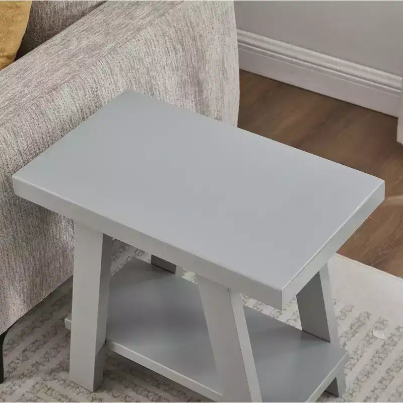 Tavolino con ripiano contemporaneo in legno Roundhill Furniture Athens