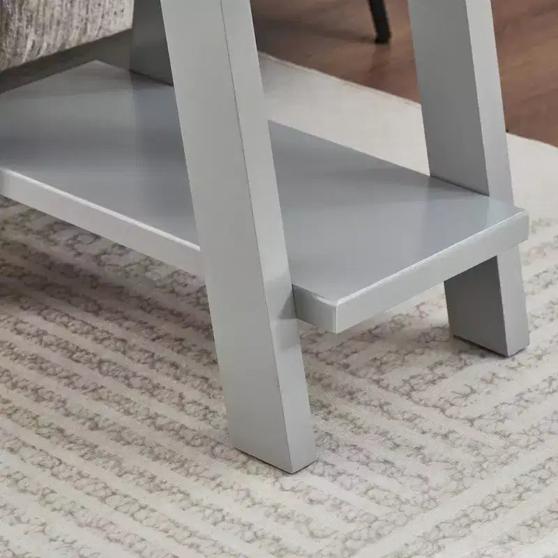 Tavolino con ripiano contemporaneo in legno Roundhill Furniture Athens
