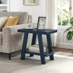 Tavolino con ripiano contemporaneo in legno Roundhill Furniture Athens