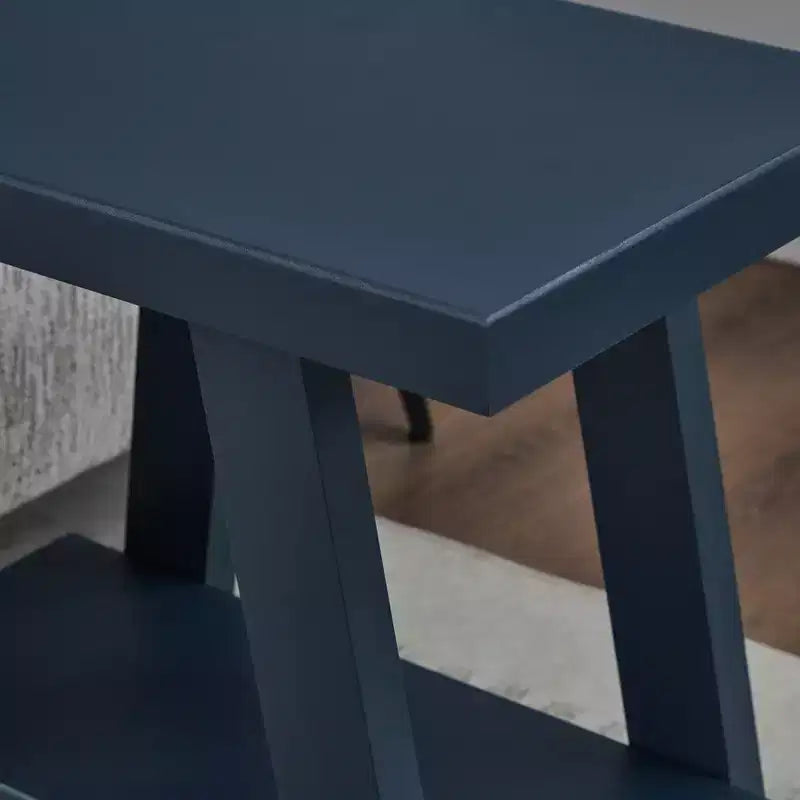 Tavolino con ripiano contemporaneo in legno Roundhill Furniture Athens